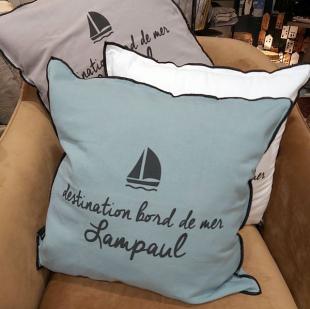 Pillow WILLY square-  Collection Destination Bord de Mer LAMPAUL