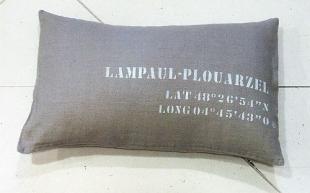 Pillow rect. LAMPAUL-PLOUARZEL Latitude/Longitude
