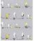 Tablecloth Silhouette de Pêcheurs - 160x250cm Color : Grey