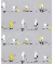 Tablecloth Silhouette de Pêcheurs - square Color : Grey