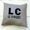 Pillow square LC LE CONQUET&#169; Color : light grey