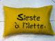 Pillow rect. SIESTE A L’ILETTE Color : Yellow