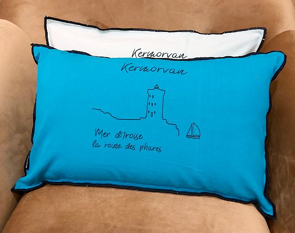 Coussin WILLY 30x50cm - Collection Route des Phares "KERMORVAN"